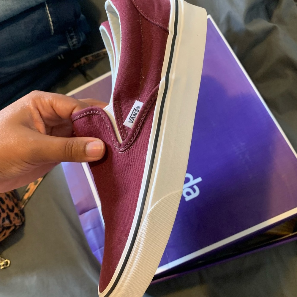 Maroon Vans - image 2